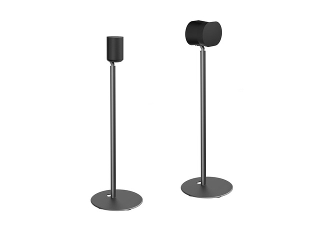 SB-71113 2 Pack Fixed Height Speaker Floor Stand Made for Sonos Speakers Compatible with Sonos ERA 100 and ERA 300 Speakers Cable Management (2...