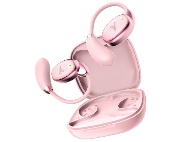 Wireless Open Sports Ear Earbuds 40H Playtime Waterproof For Gym,Running 40H Playtime, IPX5 Waterproof, Ultra-Lightweight Earhook Design, ENC...