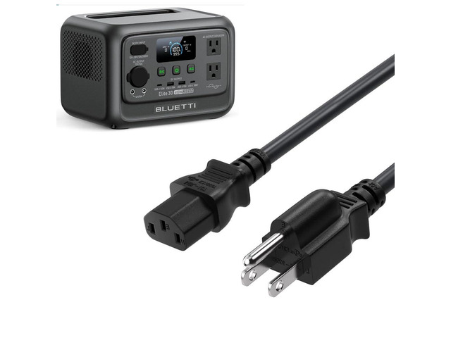 10FT 3M 14AWG Power Station Charger AC for Jackery Explorer 2000/1500/1000 Pro,EF ECOFLOW Delta Riverpro2,Bluetti EB3A Anker solix c1000 Cable...