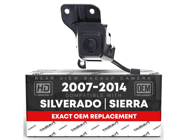 Rear View Backup Camera - Compatible with 2007-2013 Chevrolet Silverado; GMC Sierra 1500, 2011-2014 Chevrolet Silverado; GMC Sierra 2500 3500 -...