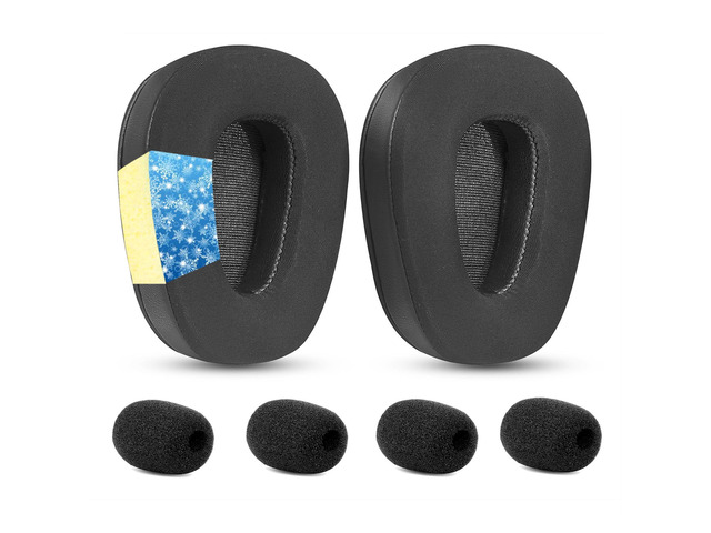 B650-XT Earpads Replacement for BlueParrott B650 XT S650-XT Headset Cooling Gel Noise Cancelling Ear Pads Cushions Mic Foam Kit with Designed for...