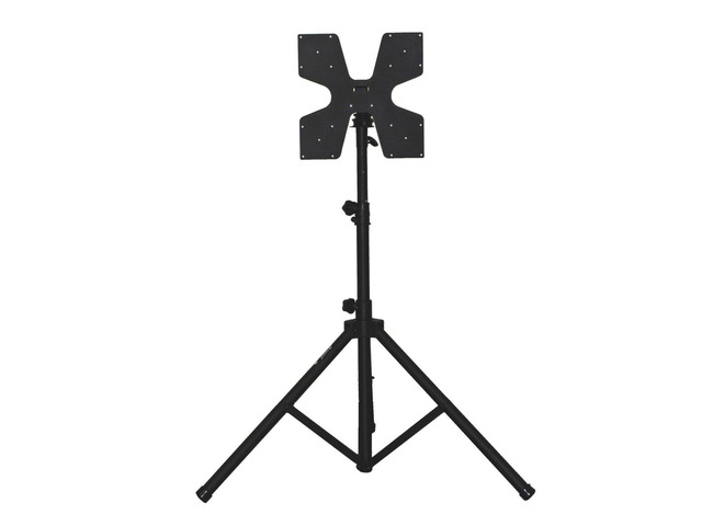 The Audio2000'S AST424Y Patented Heavy-Duty Flat-Panel/TV Monitor Stand with Tripod Legs and Foldable Universal Mount & Hardware Compatible with...
