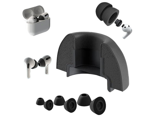 AirFoams Pro Ultimate V20.0 Memory Foam Ear Tips for AirPods Pro 3 Anti Slip, All Day Comfort, Stays Secure in Ear, Better Sound, Noise Cancelling...