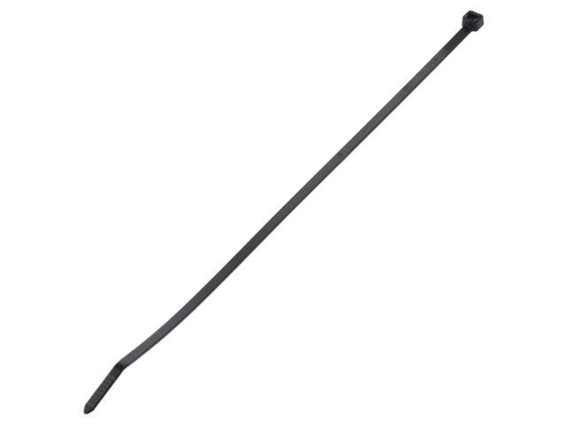 PLT5S-M0 Cable Tie, Standard, Weather Resistant Nylon 6.6, 17.5-Inch Length, Black (1,000-Pack)