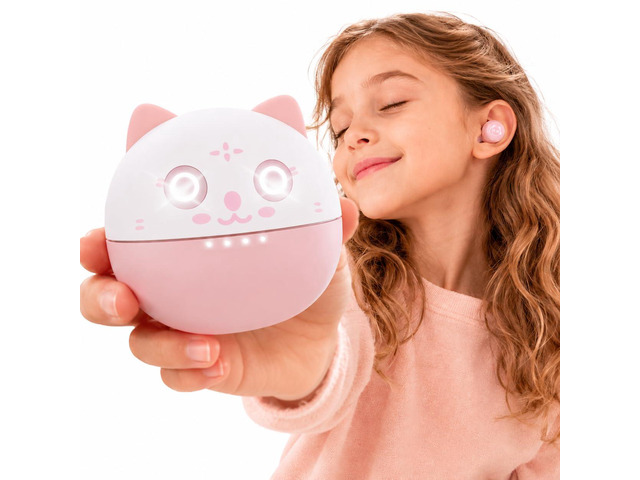 Kids Earbuds, Wireless Earbuds for Kids 8-12, 85dB Volume Limited, Cute Animal Earbuds, Touch Control, 40H Playtime, Waterproof Kids Headphones...