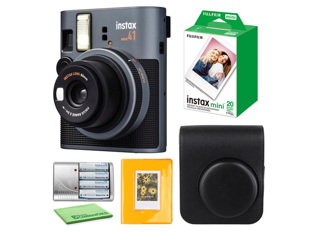 INSTAX Mini 41 Instant Camera 20-Sheet 20-Sheet Bundle For Parties, Events & Instant Photos Includes Photo Album