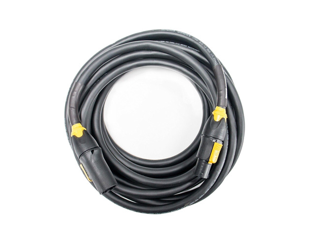 Genuine Neutrik PowerCON True1 Male to Female 12 AWG Extension Cable 15' Ft PC12-TFTM-15 Made in The USA