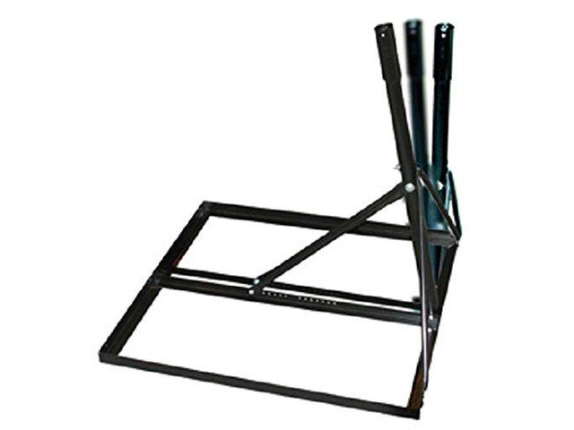 Adjustable Non-Penetrating Roof Mount with Reversible 1-7/8' or 2' OD Mast Pole (NPR6B)