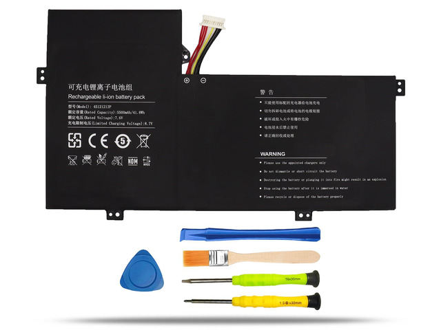 45121212P U4374113PV-2S1P Laptop Battery Replacement for RTDPART Gateway GWTN116-1BL GWTC116-2BL GWTC116-1BK GWTC116-2BK 45121212 3978115...