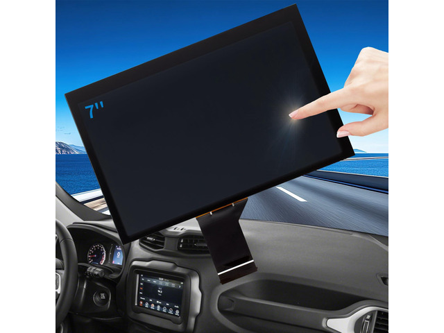 Uconnect LCD Screen and Digitizer Replacement for 2020-2017 Jeep Compass Radio Touch Screen OEM Navigation System, Touchscreen Display for...