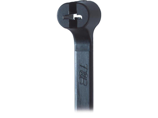 TY23MX, Cable Tie, Black Polyamide (Nylon 6.6) for Temperatures up to 85 Degrees Celsius (185 F),Tensile Strength Rating of 80 Newtons (18 Pounds)...