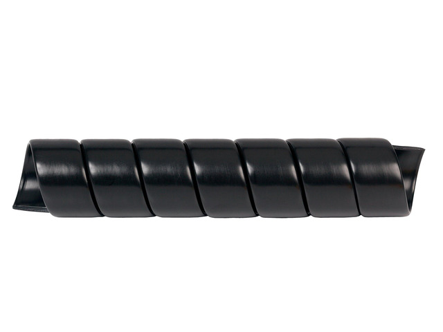 Caplugs SPSS Series Plastic Safeplast's, Spiral Wrap Hose & Cable Protector, Black HD-PE, 3/4' OD x 100' L Hydraulic & Pneumatic Hoses,...