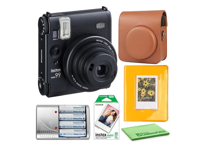 INSTAX Mini 99 Instant Camera 20-Sheet Case Bundle For Parties, Events & Instant Photos Includes Photo Album
