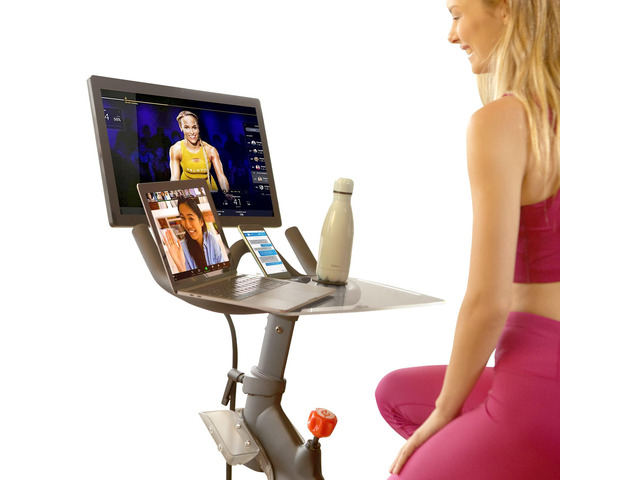 Peloton Accessories Laptop Desk Tray for Bike Phone Holder Clear acrylic desk tray for Peloton Bike Standard, Holds laptop, tablet & phone....