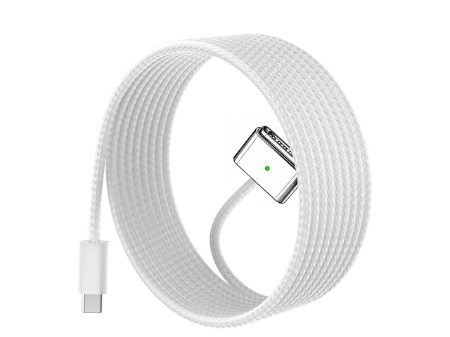 140W USB-C to Mag 3 Cable 6.6FT for Mac Book Air Pro M5/M4/M3/M2 Laptop Charger Compatible with Mac Book Pro (16'/14' 2026-2021) Air (15''/13''...
