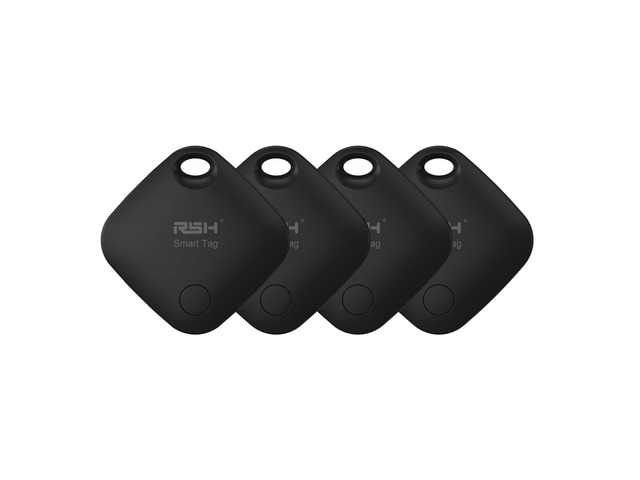 Air Tracker Tags 4 Pack (iOS Only, Not for Android) Bluetooth Luggage Tracker Tags Works with Apple Find My, Key Finder and Item Locator for...