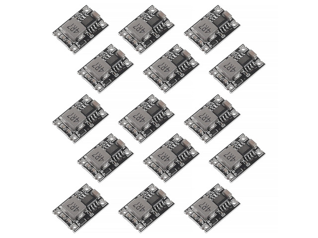 15pcs 5V Regulator Mini Reducer DC 5-30V 12V 24V Buck to 5V Buck Converter Board 1.8A Output Mini360 Small Size Aircraft Model MP1584EN Power Module