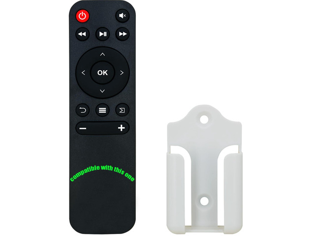 Replacement Remote Control for Vamvo L4200 L-4200 L6200 L-6200 S1 MINIPROJEKTORV Video Projector (with Mounting Bracket)