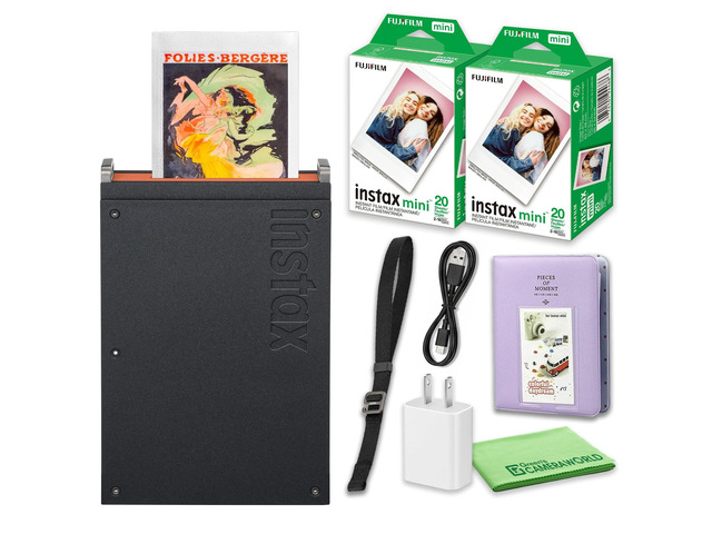 instax mini Link 40-Photo Film Smartphone Printer Bundle For Mobile Photos, Parties & Scrapbooks Includes Battery Charger, INSTAX Instant Film,...