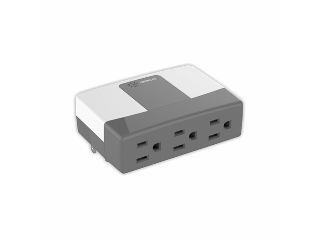 Voltage Protector, 3 Outlet Plug-in Surge Protector for Refrigerator, TV, PC & Home Appliances, 120V 15A 1875W Wall Outlet with Over & Under...