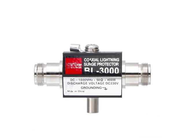 BL-3000 N-Female to N-Female Coaxial Lightning Surge Arrester, 0-2500MHz 50 Ohms Lightning Surge Protector