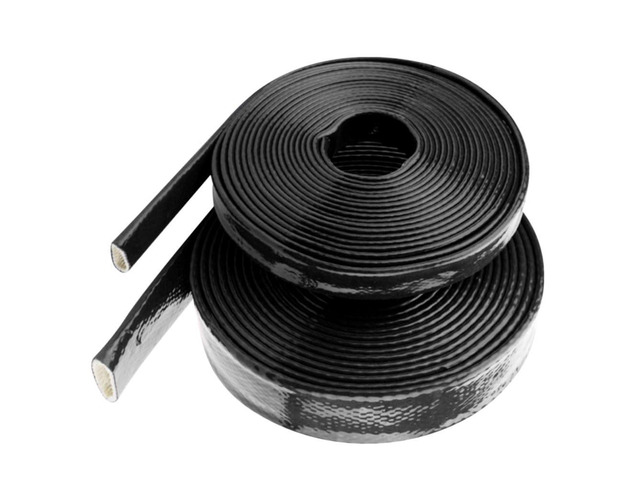 Fuel Line Heat Shield Insulation Heat Sleeve Wire Heat Shield Fuel Line Heat Shield Sleeve Fire Sleeve Silicone Coated Fiberglass Heat Protection...