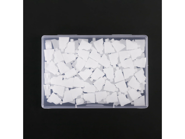 LC Fiber Optic Dust Caps, 100 Pack LC Simplex Dust Caps for Fiber Optic Quick Connector, Patch Cord, Pigtail and Adapter
