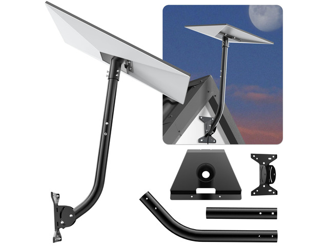 Gen 3 Starlink Mount, Include Starlink Gen 3 Pipe Adapter, Adjustable Starlink Gen 3 Mounting Kit for V3 Starlink Standard Dish, Zinc Alloy...