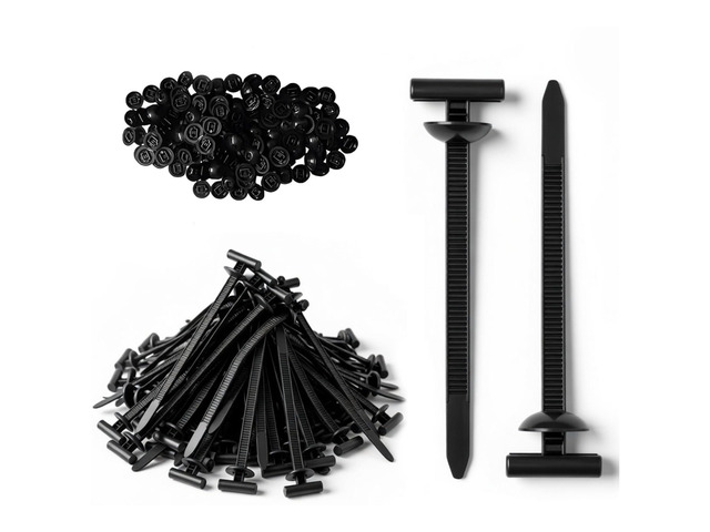 150 Pcs 2026 Upgraded Nylon Universal Cable Tie Buckle - Heavy Duty Push Mount Zip Ties for Car Bumper, Fender Liner & Splash Guard Repair - UV &...