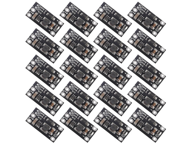 20Pcs Mini Boost Module 3.7V to 5V/8V/9V/12V Step Up Board 1.5A with LED Indicator DIY Voltage Multi-Function DC-DC Boost Converter Module 3.7V to 12V