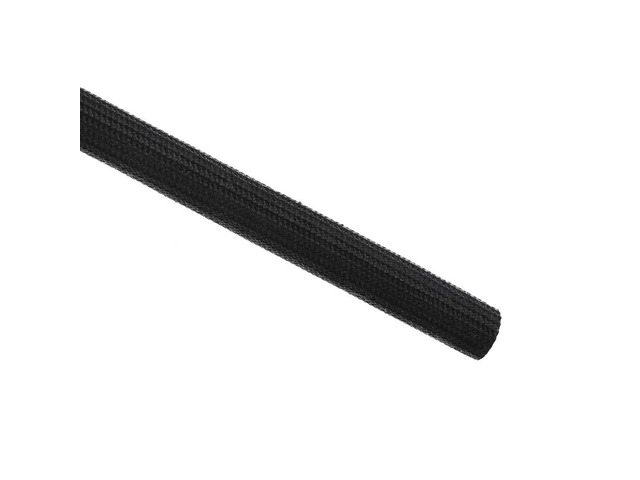 Insulation Braid Sleeve,16.4Ft-10mm High TEMP Silicone Fiberglass Sleeve Black
