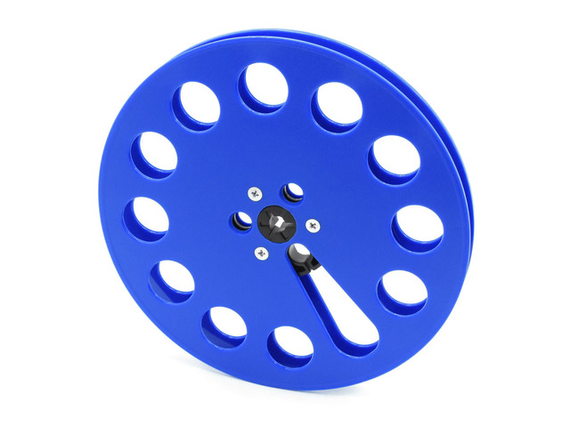 7 Inch Empty Takeup Reel, 1/4 Inch Reel-to-Reel Tape Reel, Blue Durable lightweight construction for tape winding and storage, compatible with...