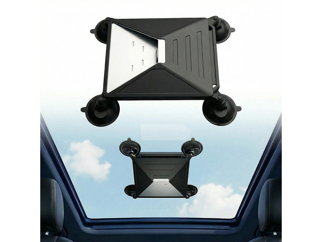 Starlink Mini Mount, Suction Cup Car Sunroof Window Mount, Silicone Case 2-in-1 portable protective cover holder bracket kit, 4 suction cups & 2...