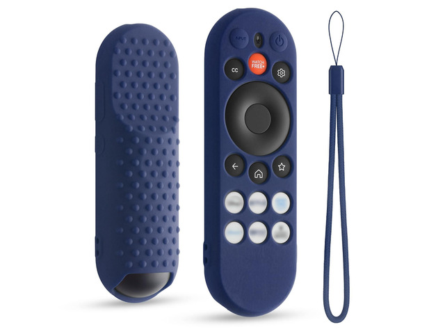 Silicone Cover for Vizio Xrt290 Remote,Protective Case Compatible with Onn/Vizo Tv Xrt181/Xrt290/Wrt290/Xrt29x Remote,Anti-Slip with Lanyard (Dark...