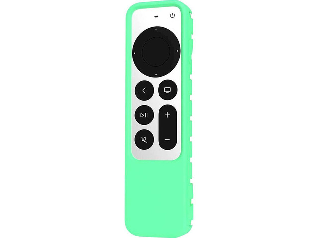 SaharaCase Apple TV 4K Remote Silicone Case for Apple Tag (2nd Generation 2021) Lightweight Anti Slip Shockproof Silicone Cover (Green Glow)