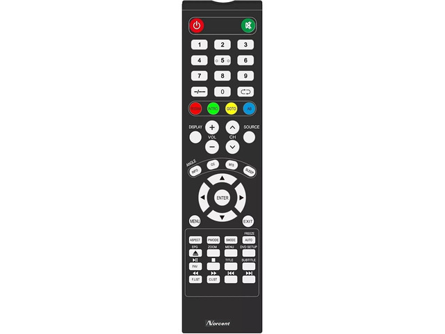 Original Remote Control for Norcent 24-inch and 32-inch LED HD TV DVD Combo N24-D1 and N32-D1