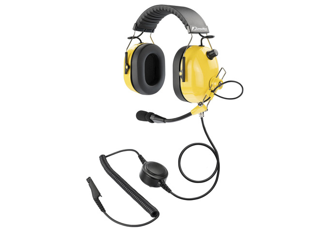 AHDH0042-YW-M17 Over The Head Noise Cancelling Headphone Compatible with Motorola MOTOTRBO R7 MXP600 ION APX N70 N50 N30