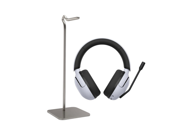 INZONE H5 Wired and Wireless Gaming Headset Bundle (White) Metal Alloy Headphone Stand, Sound Field Tailored to You, Richer Hghs, More Powerful...
