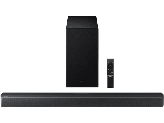 Soundbar, S-Series (HW-B650F), 3.1 Ch DTS Virtual: X - Black, Q-Symphony, Voice Enhance Mode, Wireless Surround Sound Compatible. Adaptive Sound,...