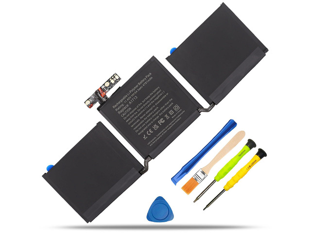 A2171 A1713 Laptop Battery Replacement for MacBook Touch Pro A1708(2016,2017) A2159(2019) A2289(2020) A2338(M1, 2020) EMC 3301 3456 3578 MUHN2LL/A...