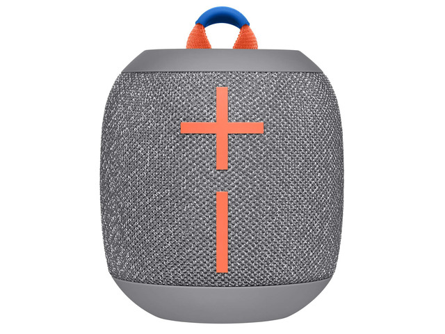 WONDERBOOM 2, Portable Wireless Bluetooth Speaker, Big Bass 360 Sound, Waterproof/Dustproof IP67, Floatable, 100 Ft Range - Crushed Ice Grey, Single