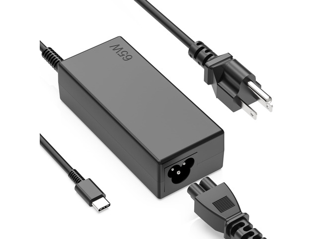 65W USB C Laptop Charger Fast Power Adapter For HP Chromebook 14 X360 14-ca051wm 14-ca052wm 14-ca091wm ca061dx 14-ca0061dx 14-ca060nr 14-ca020nr...