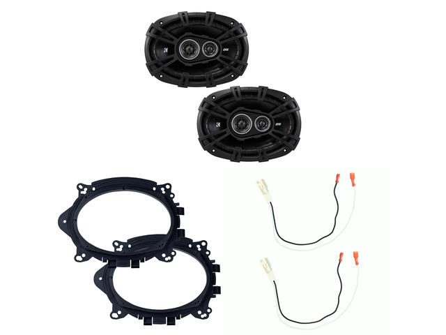 Speakers 6X9 inch for Corolla 2014-2019 Upgrade Kit - Pair of DS Series with Adapters and Harness, Car Audio Rear Deck Speaker 43DSC69304