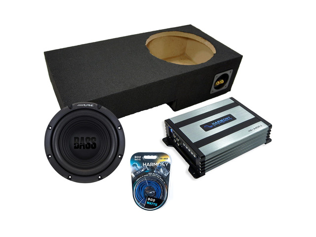 Alpine W10S4 Fits 2001-2005 Ford Explorer Sport Trac Sub Box Amp Wiring Kit Sealed loaded enclosure, 250 watt RMS bass upgrade, 8 gauge install...