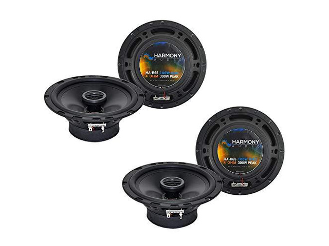 6.5' Speaker Pair with Grills Fits 2007-2008 Hyundai Santa Fe 300W rated set, direct replacement for worn factory sound, easy car door upgrade,...