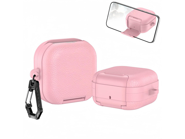 Case for Samsung Galaxy Buds 4 & Galaxy Buds 4 Pro (2026),Case Compatible with Samsung Buds 4 / Buds 4 Pro,Leather Texture Earbud Cover with...