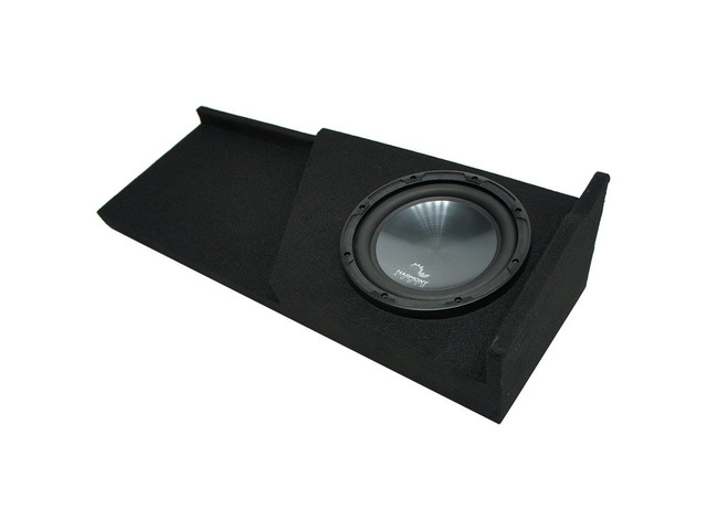 12' Subwoofer Box Bundle Fits 07-13 Chevy Silverado Ext Cab HA-R124 sub included, single 12 inch enclosure, deep bass upgrade for your extended...