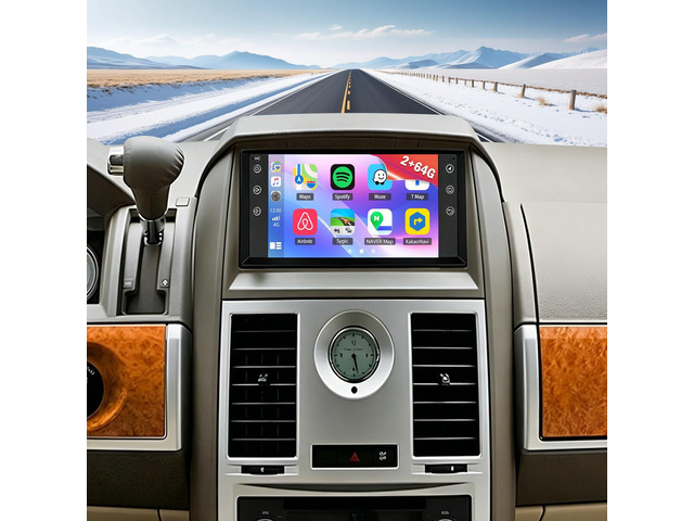 7' Android 13 Car Stereo Radio for Chrysler Town & Country 2008-2016 with Wireless CarPlay & Android Auto, Touch Carplay Screen for...