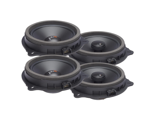 A Pair of OE65C-FD 6.5' OEM Replacement Components with Pair of OE652-FD OEM Replacement Coaxial Compatible with Select Vehicles