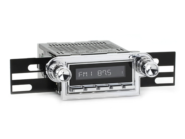 RetroRadio Compatible with 1964-66 Ford Thunderbird Features Include Bluetooth, AUX, AM/FM LAC-M1-124-04-74F